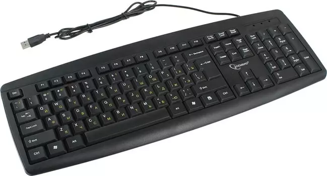 Клавиатура проводная Gembird KB-8351U-BL Black USB