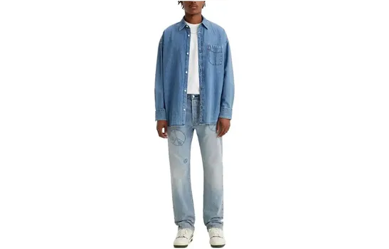 Джинсы мужские светло-голубые Levi’S, светло-голубой