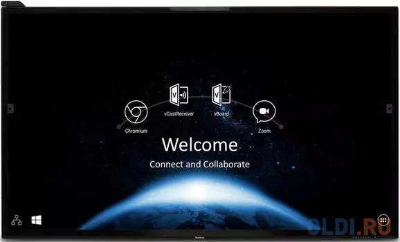 Монитор жидкокристаллический ViewSonic Интерактивный дисплей LCD 64.5" 16:9 3840x2160(UHD 4K), 1,07B, 5000:1, TOUCH, 5Y