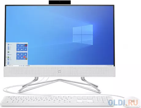 Моноблок 21.5" HP 22-df0001ur 1920 x 1080 Intel Core i3-1005G1 4Gb 1 Tb nVidia GeForce MX330 2048 Мб Windows 10 Home белый 14P40EA 14P40EA
