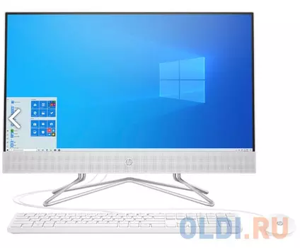 Моноблок/ HP 24-df1059ny AiO 23.8"(1920x1080)/Touch/Intel Core i5 1135G7(2.4Ghz)/4096Mb/1000Gb/noDVD/Int:Intel Internal Graphics /Cam/WiFi/war
