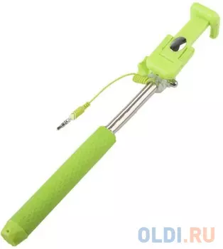 Монопод телескопический "LP" "RK Mini 3" 0,7 м. съемка через разъем гарнитуры зеленый