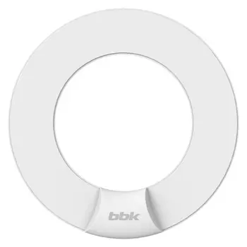 Антенна BBK DA24, комнатная активная, VHF/UHF/FM, DVB-T2, 30 дБА, 75 Ом, питание от сети