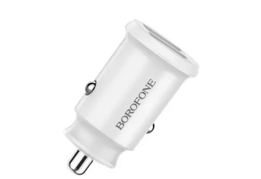 Автомобильное зарядное устройство Borofone BZ8 MaxRide, 2xUSB, 2.4А, белый