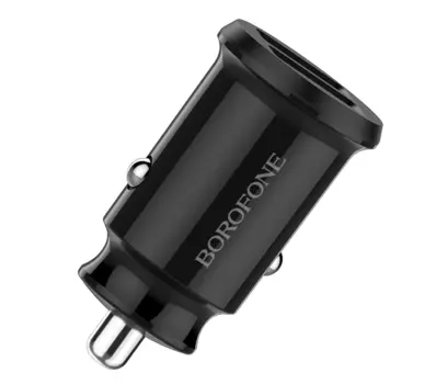 Автомобильное зарядное устройство Borofone MaxRide BZ8, 2xUSB, 2.4А, черный (88479)