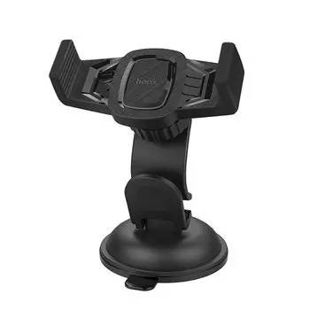 Автомобильный держатель Hoco CA40 Refined cuction, черный для смартфона (95232)