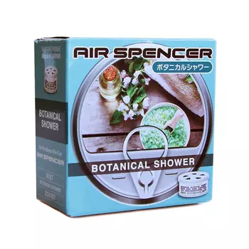 Ароматизатор автомобильный на приборную панель EIKOSHA SPIRIT REFILL, меловой, BOTANICAL SHOWER/ботанический сад (A-107)