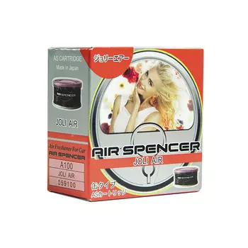 Ароматизатор автомобильный на приборную панель EIKOSHA SPIRIT REFILL, меловой, JOLI AIR/воздушная сладость (A-100)