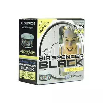 Ароматизатор автомобильный на приборную панель EIKOSHA SPIRIT REFILL, меловой, LEMON SQUASH/лимонная свежесть (A-52)