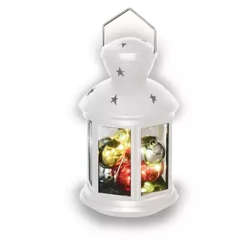 Световая фигура светодиодная ULD-L1220-012/TTB/WW Uniel WHITE в фиде фонаря