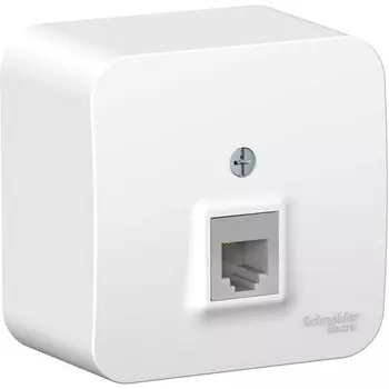 Телефонная розетка RJ-11 (белый) Systeme Electric Blanca BLNIA011001