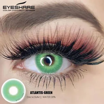 EYESHARE 1 пара цветных линз RUSSIANGIRL цветные контактные линзы красивые зрачковые контактные линзы для макияжа годовое использование косметические косметические линзы для глаз