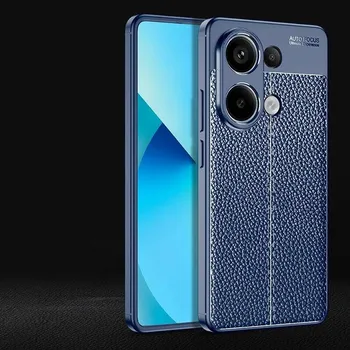 Чехол для Poco M6 Pro, чехол для Xiaomi Poco M6 Pro, противоударная защита линз, бампер, броня, ТПУ, мягкая кожа, Fundas Poco M6 Pro For Poco M6 Pro 4G чёрный