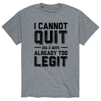 Мужская футболка Can't Quit Too Legit Licensed Character
