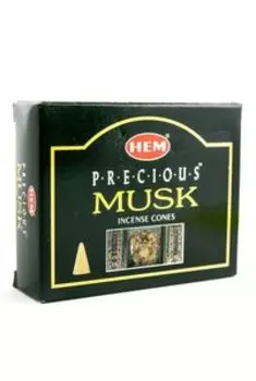 Благовония HEM Драгоценный Мускус (Precious Musk) 10 конусов