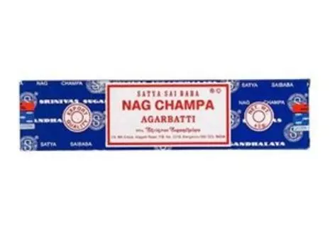 Благовония Satya Наг Чампа (Nag Champa), прямоугольная упаковка, 40 г