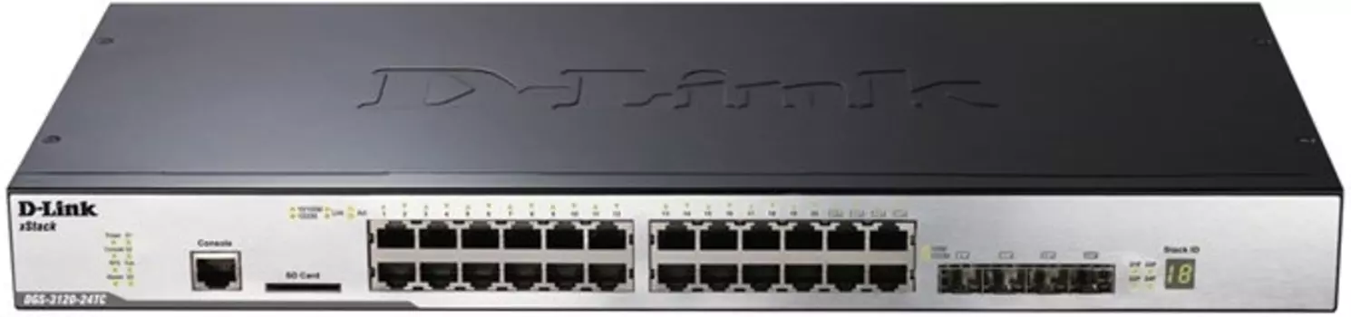 Управляемый коммутатор D-Link DGS-3120-24TC/B1ARI
