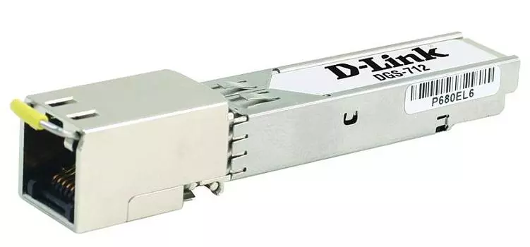Модуль SFP D-Link DGS-712, 100 м, RJ-45, 1.25 Гбит/с (DGS-712/A1A/A2A)