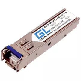 Модуль SFP GIGALINK, 3км, LC, 8 дБА, Tx:1550 нм, Rx:1310 нм, 1.25 Гбит/с, SM, WDM, DDM (GL-OT-SG08LC1-1550-1310-D)