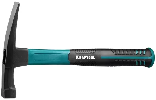 Молоток каменщика, рукоять стекловолокно (фиберглас), боек сталь 600 г, Kraftool 20192