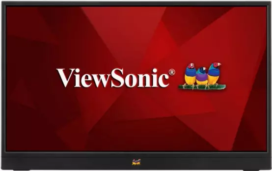 Монитор 15.6" Viewsonic VA1655 IPS, 1920x1080 (16:9), 250кд/м2, 7мс, 170°/170°, HDMI, USB Type-C, черный (VS18172)