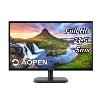 Монитор 21.5" AOpen 22CV1Qbi VA, 1920x1080 (16:9), 250кд/м2, 5мс, VGA, HDMI, черный (UM.WC1EE.003)