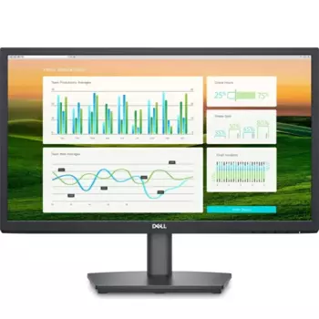 Монитор 21.5" DELL E2222H VA, 1920x1080 (16:9), 250кд/м2, 5мс, 178°/178°, VGA, DisplayPort, черный (2222-5342)