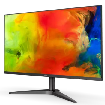 Монитор 23.8" AOC 24B1XH IPS, 1920x1080 (16:9), 250кд/м2, 7мс, VGA, HDMI, черный