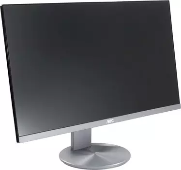 Монитор 23.8" AOC I2490PXQU/BT IPS, 1920x1080 (16:9), 250кд/м2, 4мс, VGA, HDMI, DisplayPort, USB-Hub, черный/серый