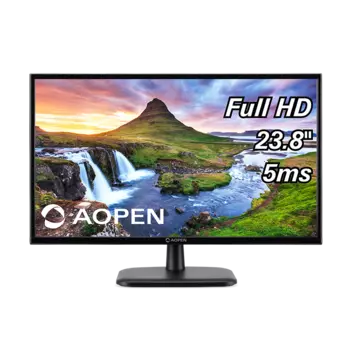 Монитор 23.8" AOpen 24CL1Ybi IPS, 1920x1080 (16:9), 200кд/м2, 5мс, VGA, HDMI, черный (UM.QE1EE.006)