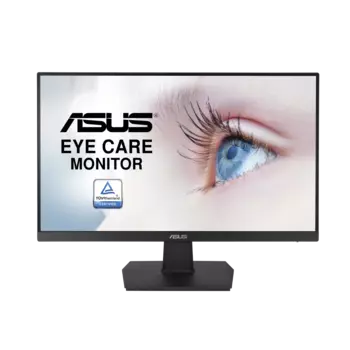 Монитор 23.8" ASUS VA247HE VA, 1920x1080 (16:9), 250кд/м2, 5мс, 178°/178°, FreeSync, VGA, DVI, HDMI, черный (VA247HE)