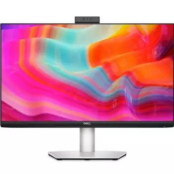 Монитор 23.8" DELL S2422HZ IPS, 1920x1080 (16:9), 250кд/м2, 4мс, 178°/178°, FreeSync, HDMI, DisplayPort, USB Type-C, USB-Hub, веб-камера, серебристый (2422-7623)