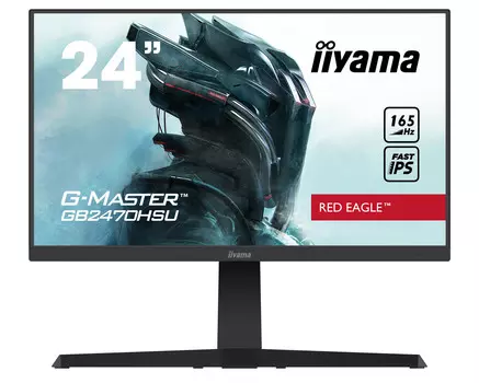 Монитор 23.8" Iiyama G-MASTER GB2470HSU-B1 IPS, 1920x1080 (16:9), 250кд/м2, 165 Гц, 0.8мс, 178°/178°, FreeSync, HDMI, DisplayPort, USB-Hub, черный
