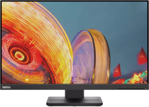 Монитор 23.8" Lenovo E24q-20 IPS, 2560x1440 (16:9), 300кд/м2, 4мс, 178°/178°, HDMI, DisplayPort, черный (62CFGAT1EU)