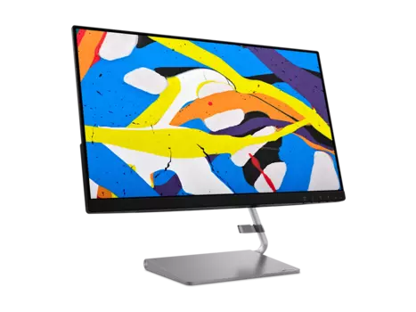 Монитор 23.8" Lenovo Q24i-1L IPS, 1920x1080 (16:9), 250кд/м2, 6мс, 178°/178°, FreeSync, VGA, HDMI, черный/серый (66C0KAC3EU)