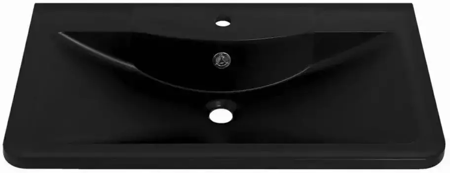 Раковина «Belbagno» BB800/450-LV-ART-AST-NERO 80/45 искусственный камень черная матовая