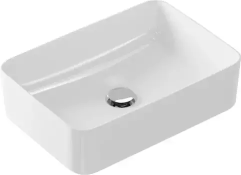Раковина «Cersanit» Crea 50 Rectangular фарфоровая белая