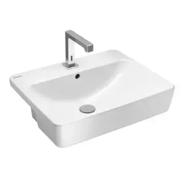 Раковина «Geberit» Variform 55/45 500.681.01.1 фарфоровая белая