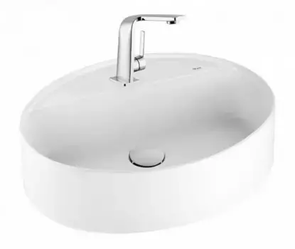 Раковина «Kale (Турция)» Smartedge 50/40 310200200006(7110210501) фаянсовая белая матовая