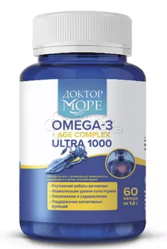 Доктор Море Omega-3 + АГЭ Ультра 1000 капсулы 60 шт