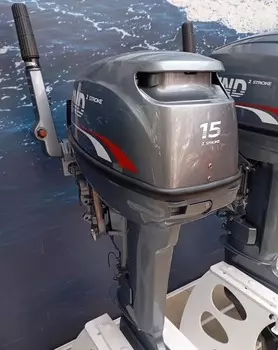 2х-тактный лодочный мотор HND OB15 HS Б/У
