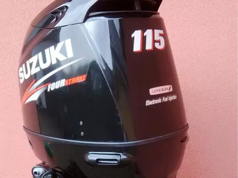 4х-тактный лодочный мотор SUZUKI DF115BTL EFI Б/У