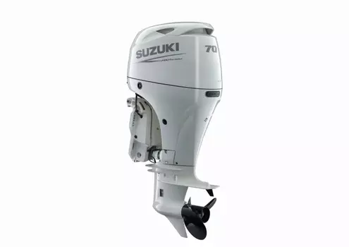 4х-тактный лодочный мотор SUZUKI DF70ATS белый