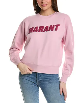 Толстовка Isabel Marant Etoile Mobyli Isabel Marant toile, розовый