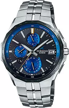 Японские наручные мужские часы Casio OCW-S5000E-1AJF. Коллекция Oceanus