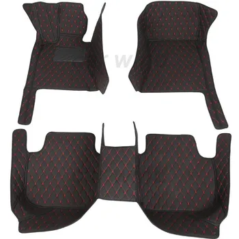 Кожаные автомобильные коврики на заказ для Kia Sorento 2013 2014 2009 2012 2006 2008 2015 2017 Коврики Подушечки для ног Price For 5 seats