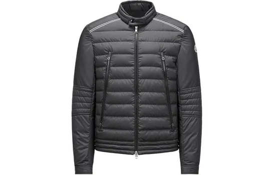 SS24 Пуховик мужской черный Moncler