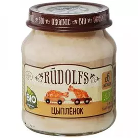 Пюре для детей Rudolfs из цыпленка 120 г
