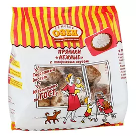 Пряники Семейка ОЗБИ Нежные с творожным вкусом, 400 г