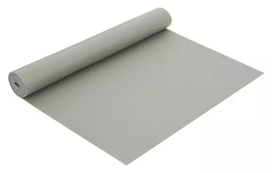 Коврик для йоги 173 × 61 × 0,3 см, цвет серый